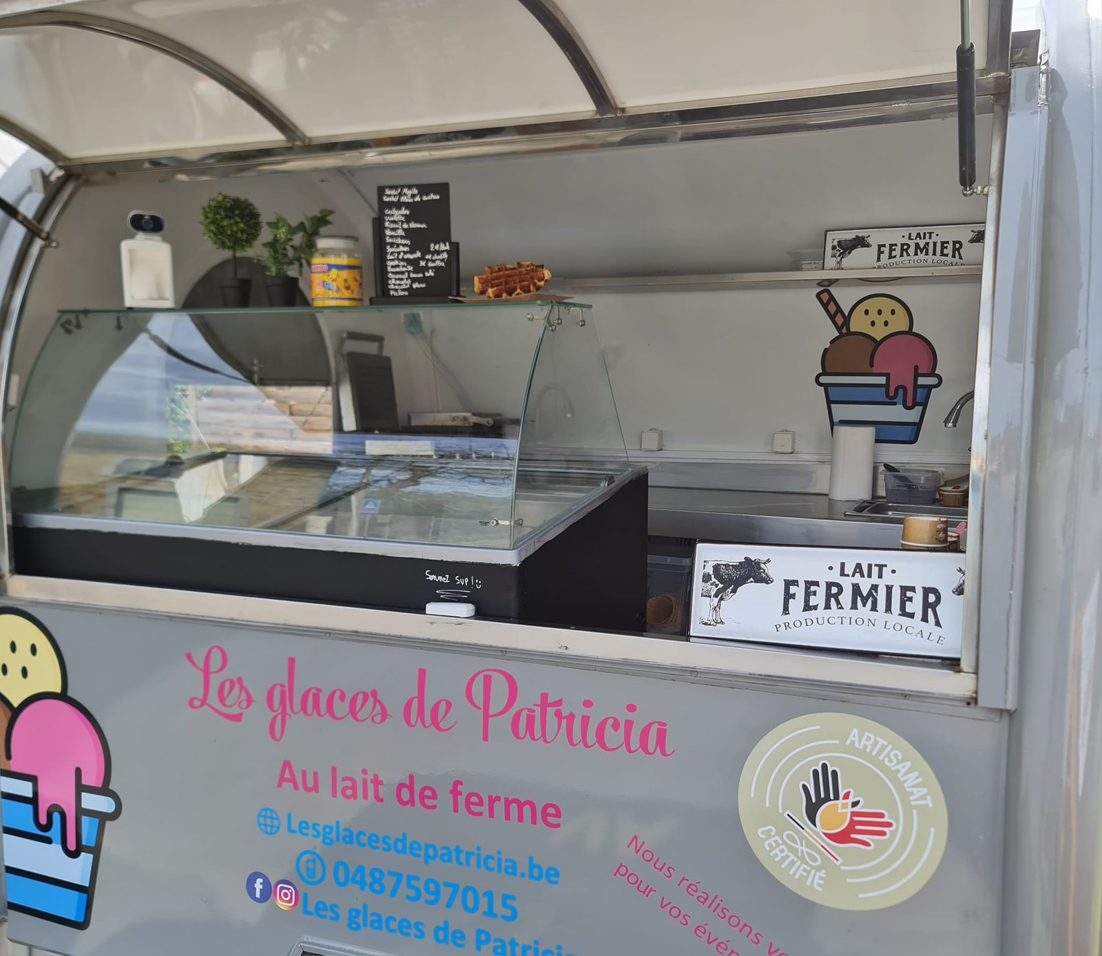 Les Délices de Patricia charrette des glaces