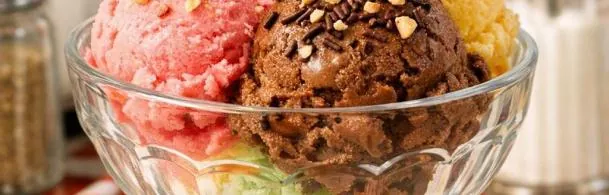 Coupe de glaces artisanales