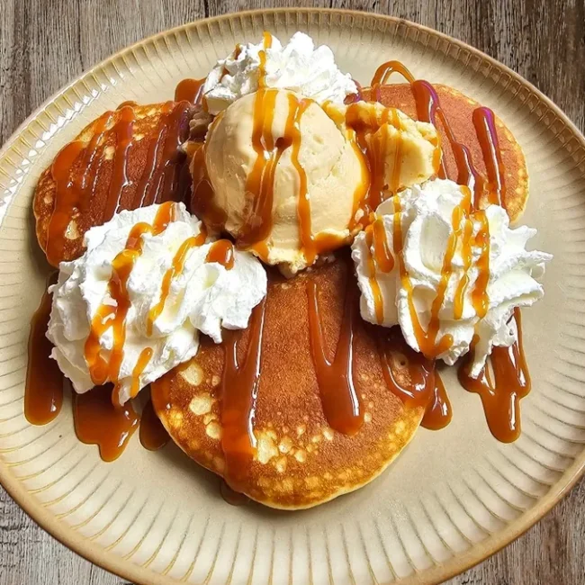 pancakes-caramel-glace